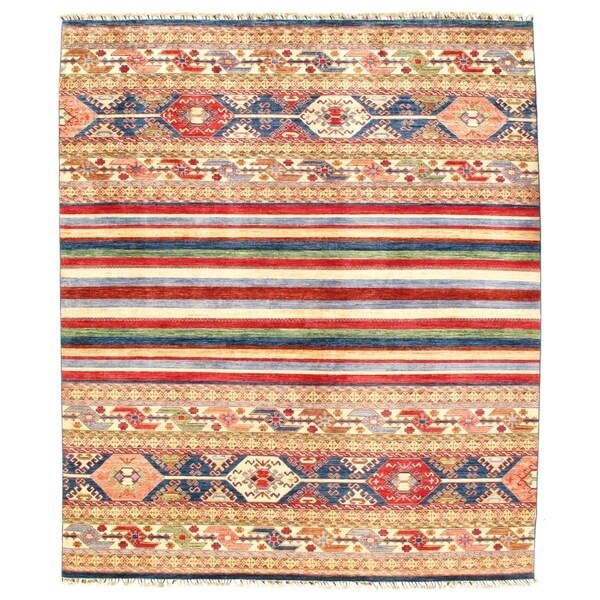 Pasargad DC Genuine Super Kazak Lamb's Wool - 8'1" X 9'6"