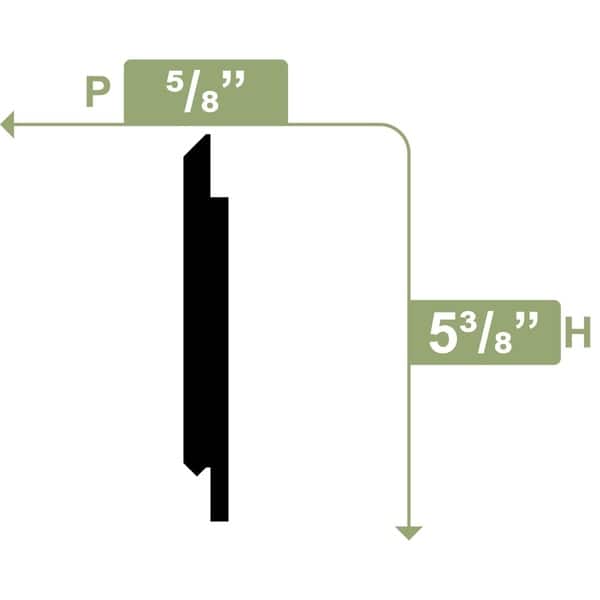 Shiplap/Nickel Gap Planking Moulding Bed Bath & Beyond 27033835