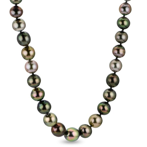 pearl necklace multicolor