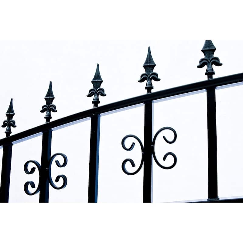 ALEKO Galvanized Steel Venice Style Pedestrian Gate 5'