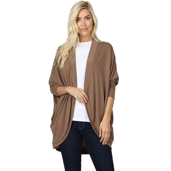 short sleeve cocoon cardigan