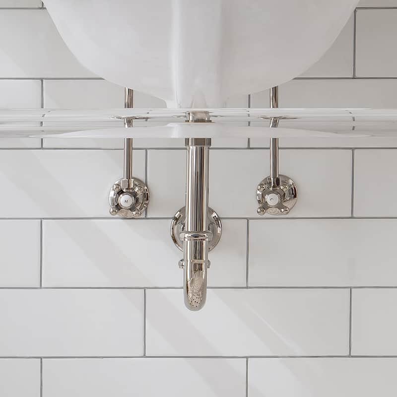 Embassy 30 Inch Wide Single Wash Stand, P-Trap, Counter Top with Basin, and F2-0009 Faucet included