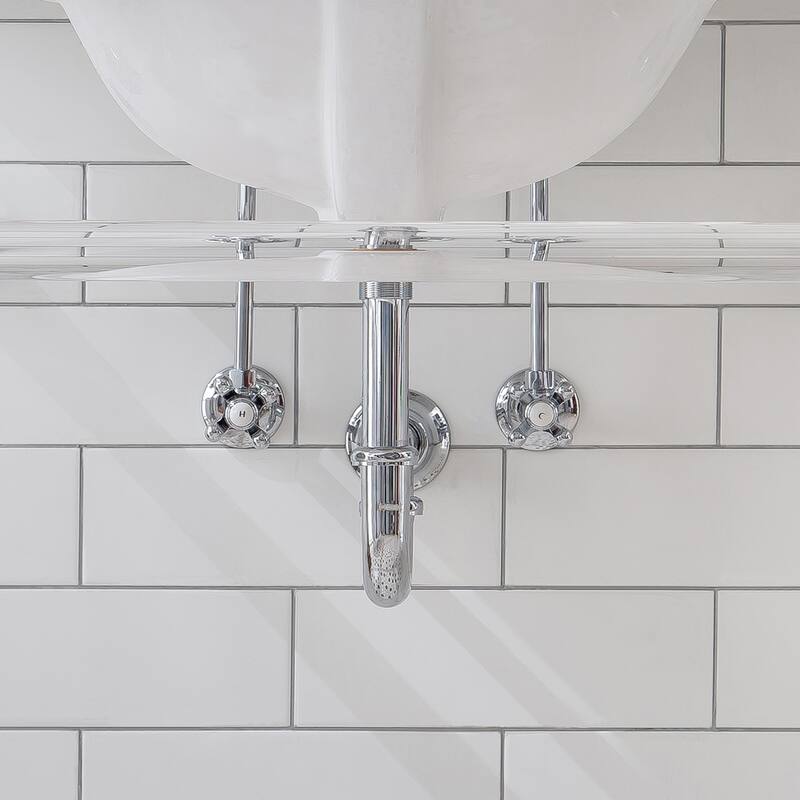 Embassy 30 Inch Wide Single Wash Stand, P-Trap, Counter Top with Basin, and F2-0012 Faucet included