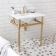 preview thumbnail 19 of 22, Embassy 30 Inch Wide Single Wash Stand, P-Trap, Counter Top with Basin, and F2-0012 Faucet included