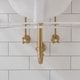 preview thumbnail 23 of 22, Embassy 30 Inch Wide Single Wash Stand, P-Trap, Counter Top with Basin, and F2-0012 Faucet included