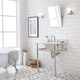 preview thumbnail 9 of 22, Embassy 30 Inch Wide Single Wash Stand, P-Trap, Counter Top with Basin, and F2-0012 Faucet included