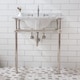 preview thumbnail 12 of 22, Embassy 30 Inch Wide Single Wash Stand, P-Trap, Counter Top with Basin, and F2-0012 Faucet included