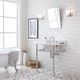 preview thumbnail 1 of 22, Embassy 30 Inch Wide Single Wash Stand, P-Trap, Counter Top with Basin, and F2-0012 Faucet included Chrome