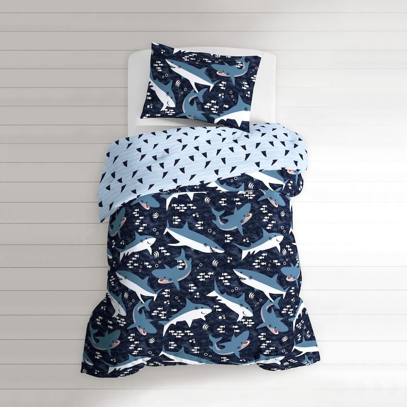 Dream Factory Sharks 3-piece Cotton Comforter Set
