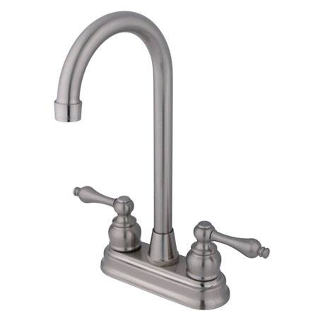 Kingston Brass Victorian Satin Nickel Bar Faucet