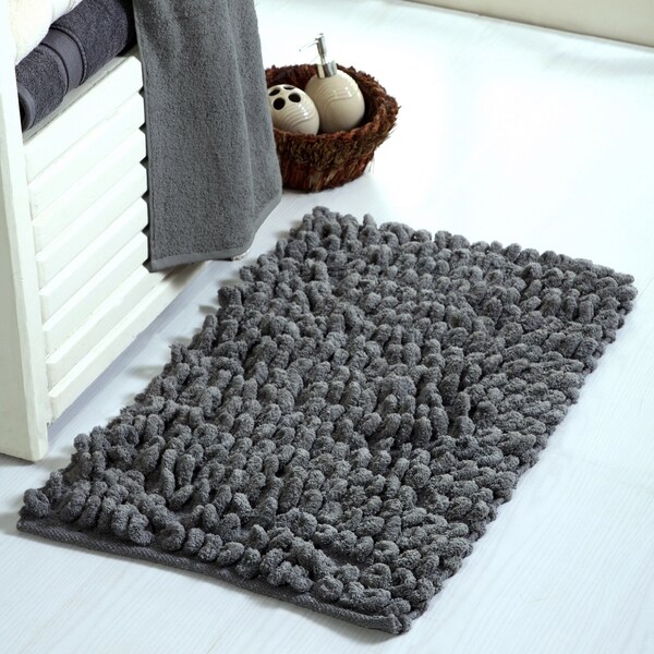 Shop Chenille Thick Loop Bath Rug 21' x 