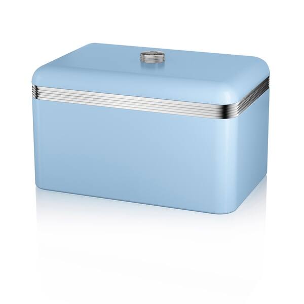 slide 2 of 1, Retro Bread Bin Blue