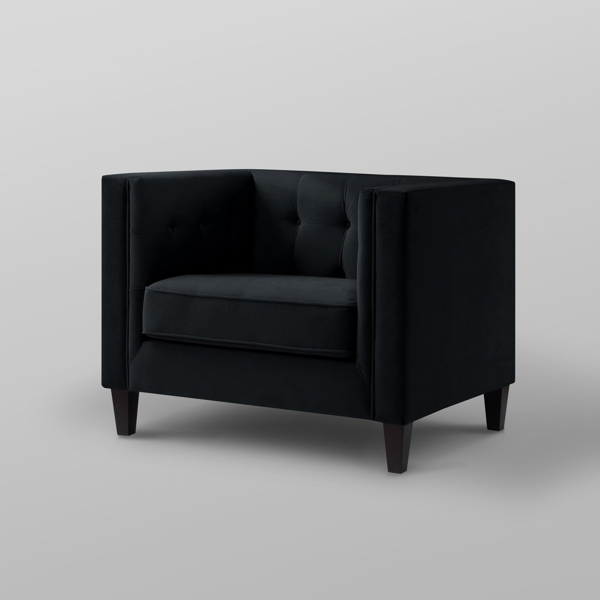 black square chair