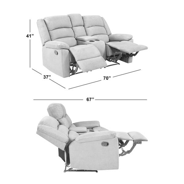 Shop Copper Grove Herkdestad 2 Seat Pillow Top Arm Recliner