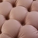 preview thumbnail 12 of 35, Silver Orchid Holm Velvet or Linen Round Tufted Ottoman