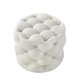 preview thumbnail 29 of 35, Silver Orchid Holm Velvet or Linen Round Tufted Ottoman