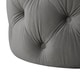 preview thumbnail 16 of 35, Silver Orchid Holm Velvet or Linen Round Tufted Ottoman