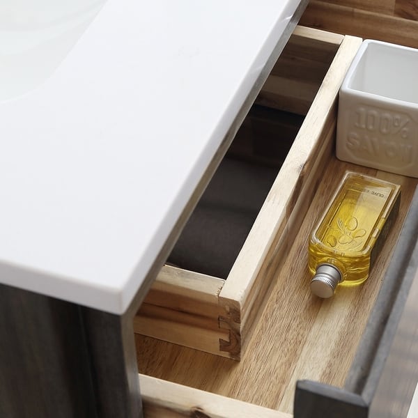 Fresca Formosa 84 Floor Standing Double Sink Modern Bathroom Vanity with Mirrors Renewed