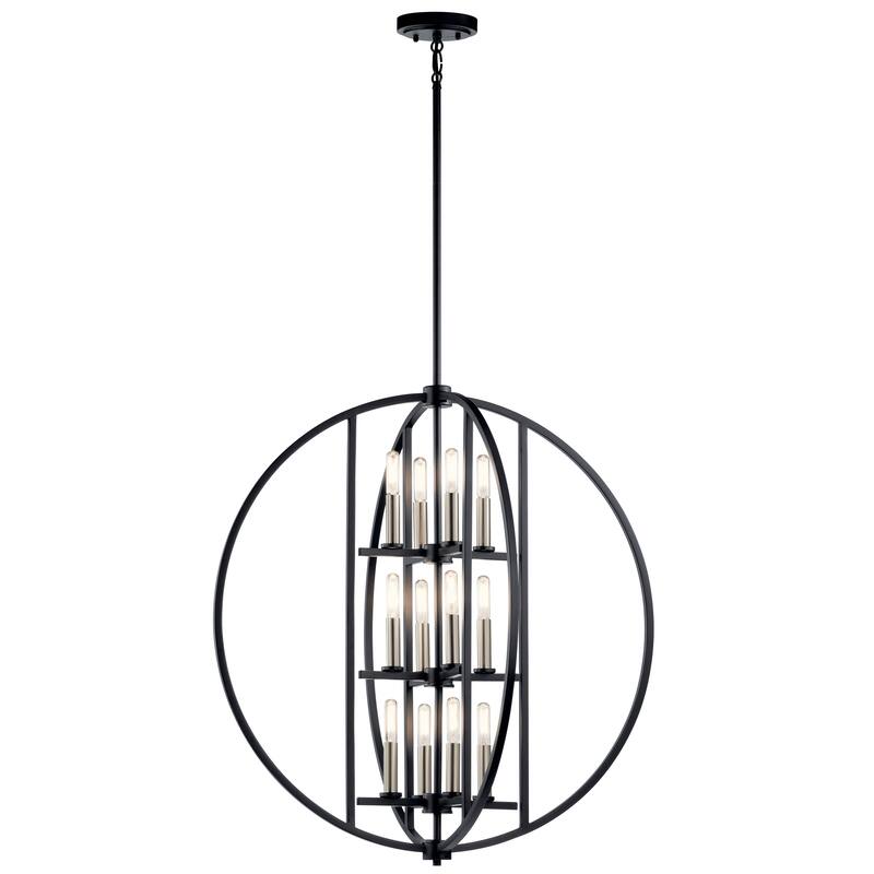 Kichler Samural Black Chandelier