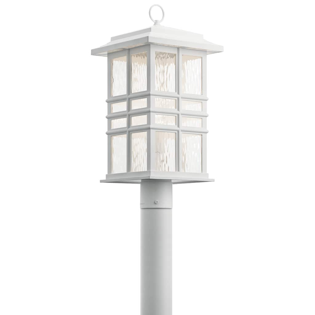 Kichler Beacon Square 1-light White Post Lantern