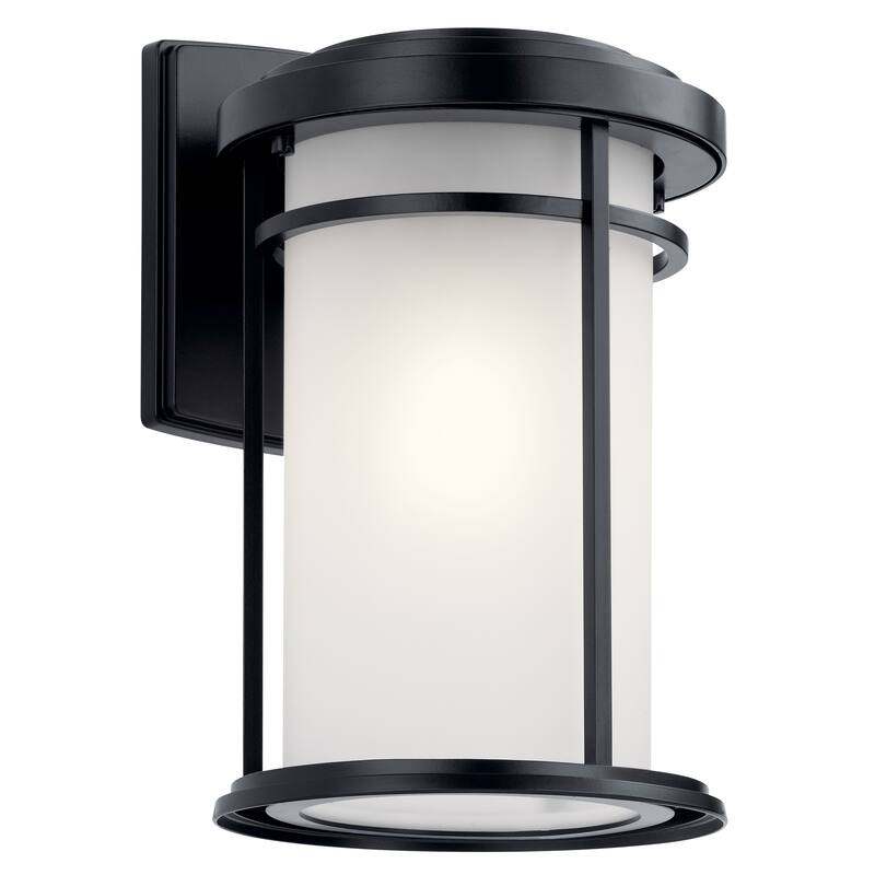 Kichler Toman 1-light Black Outdoor Wall Sconce - 13.50" x 8"