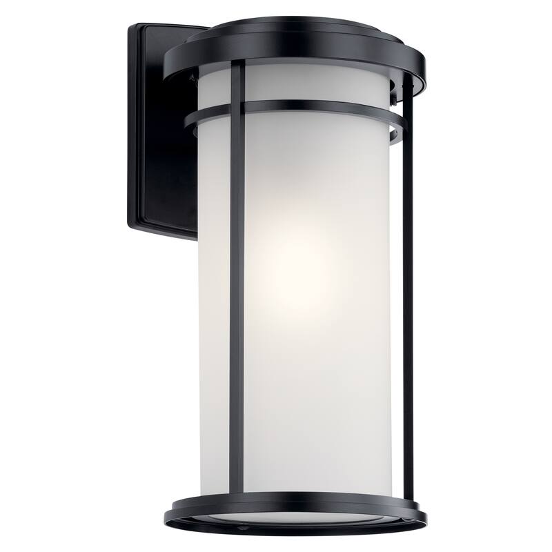 Kichler Toman 1-light Black Outdoor Wall Sconce
