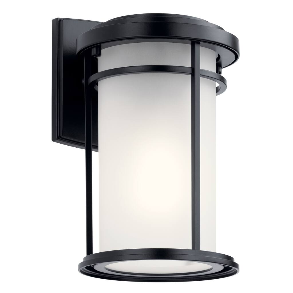 Kichler Toman 1-light Black Outdoor Wall Sconce