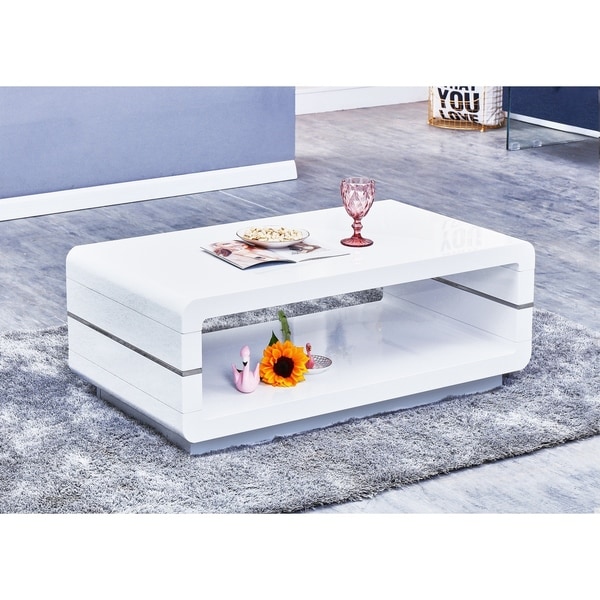 Best Quality Furniture Modern High Gloss Coffee Table - On Sale