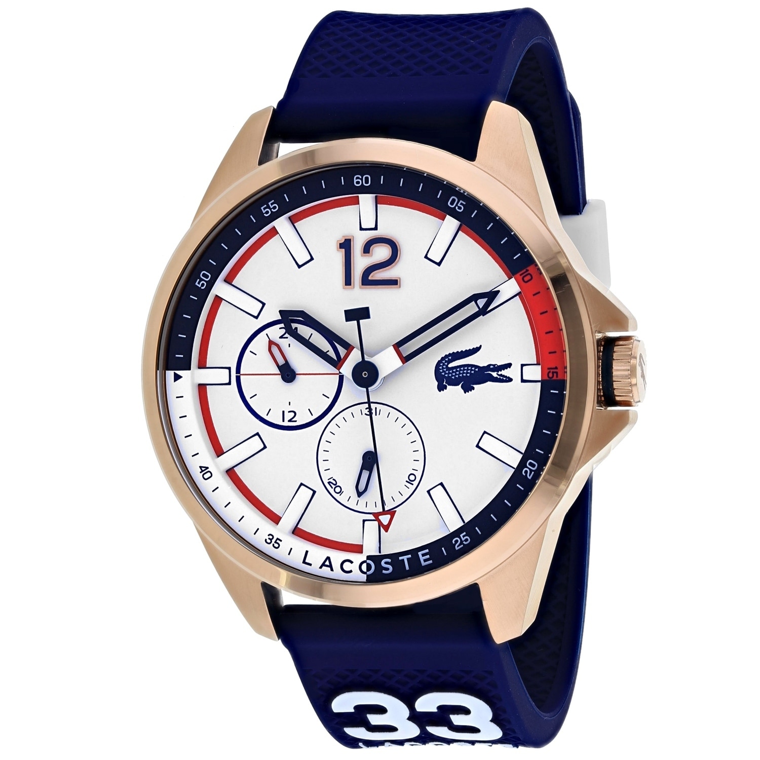 lacoste all stainless steel water resistant 5 atm