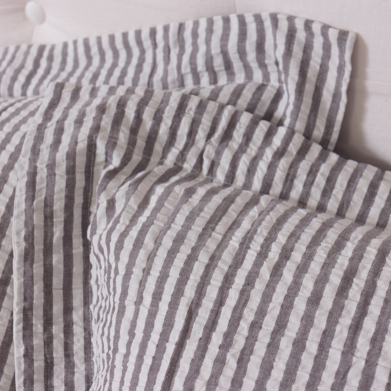 Connor Cotton Seersucker Duvet Cover Set