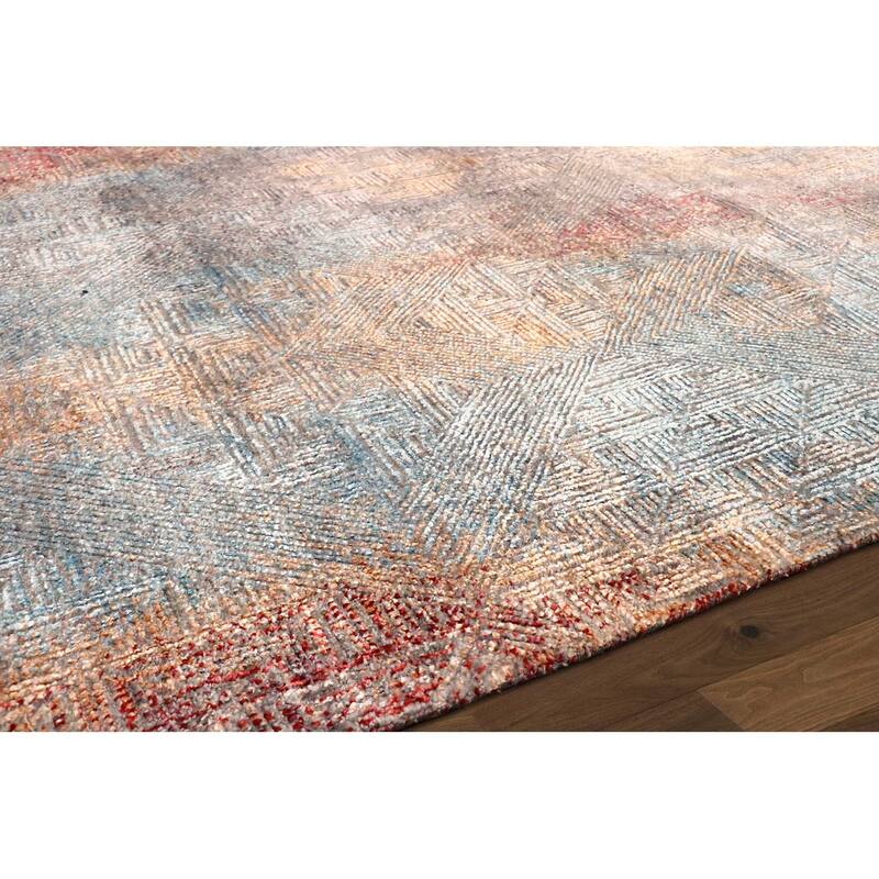Pasargad Home Cosmo Silk/Wool Hand-Knotted Area Rug