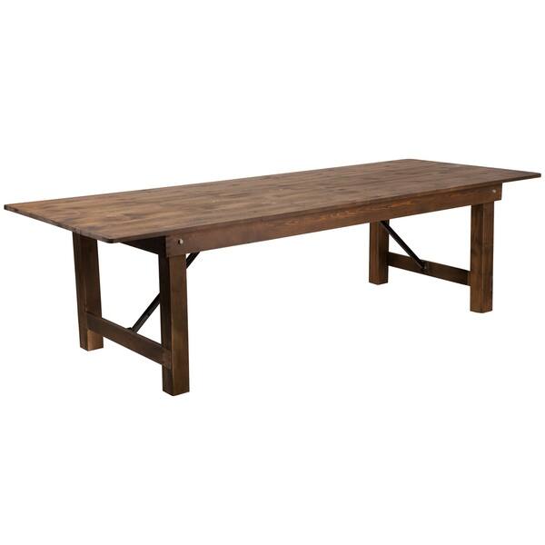 Shop 9 X40 Farm Table 12 Chair Set On Sale Free Shipping