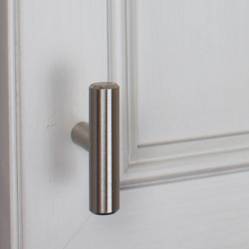 GlideRite 2-inch Stainless Steel Cabinet T Knob (Pack of 25)