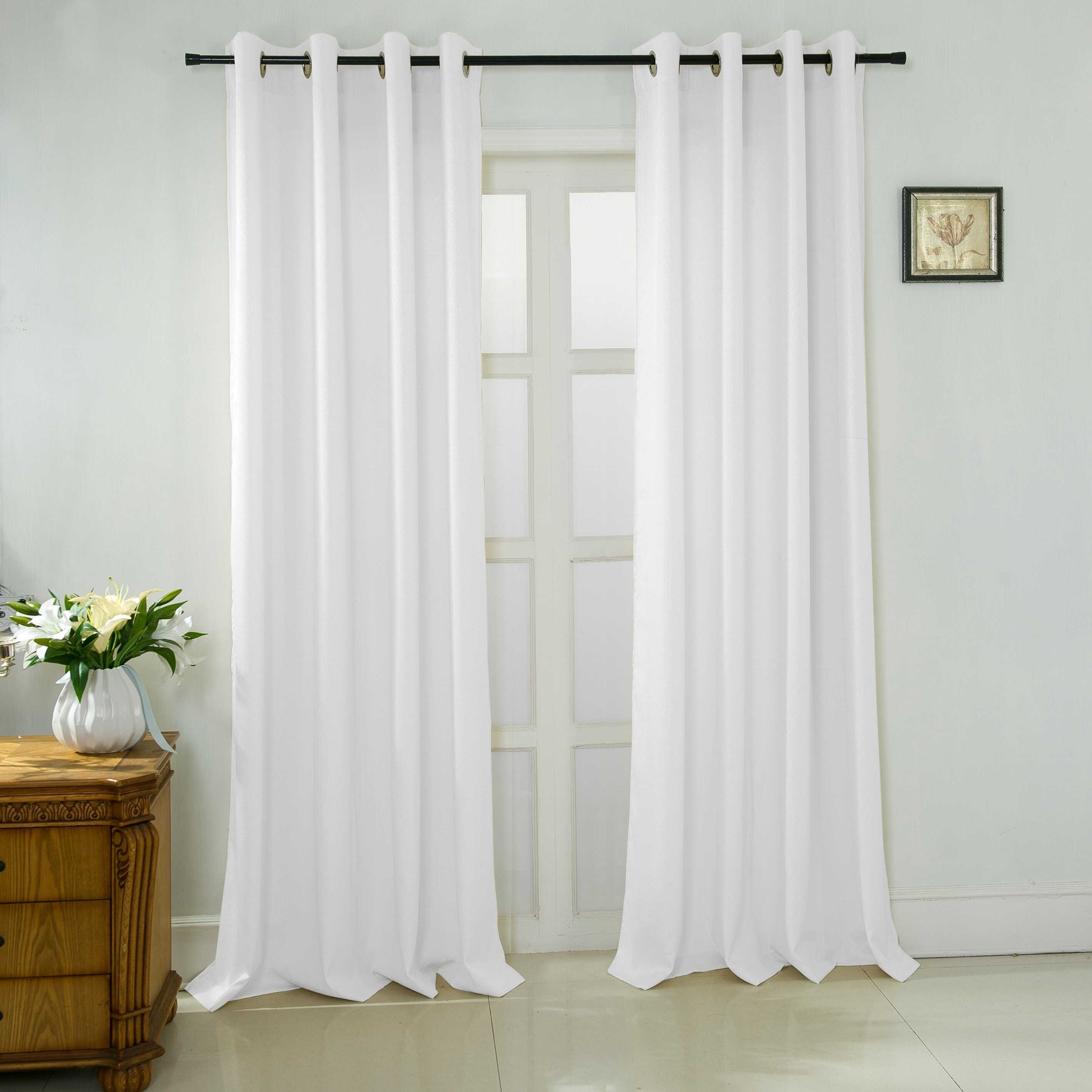 Shop Porch Den Eastmoreland Textured Jacquard Extra Wide Curtain