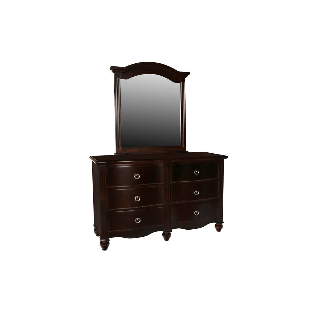 Victoria Youth Espresso 6-drawer Dresser