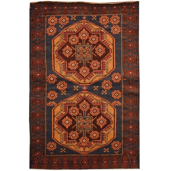 Handmade Balouchi Wool Rug (Afghanistan) - 2'10 x 4'7