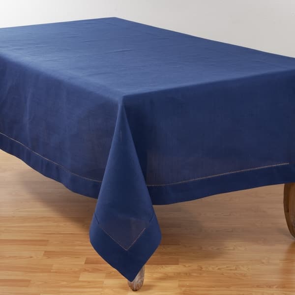 Classic Hemstitch Border Tablecloth - 70"x160"