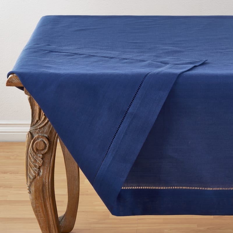 Classic Hemstitch Border Tablecloth