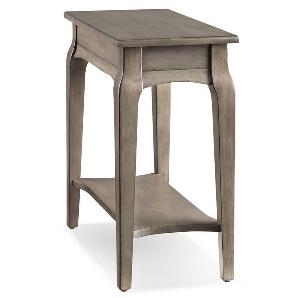 Shop Narrow Chairside Grey Wood Table Overstock 27088845