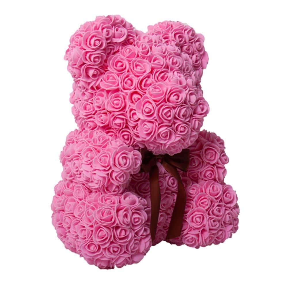 real flower teddy bear