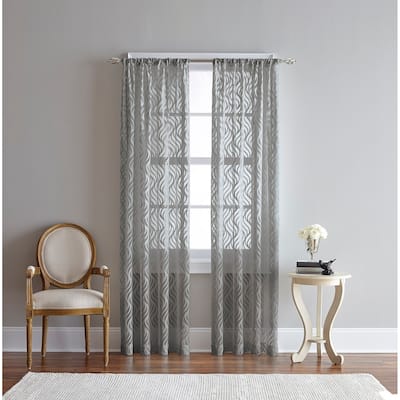 Lyric Rod Pocket Sheer Curtain Panel