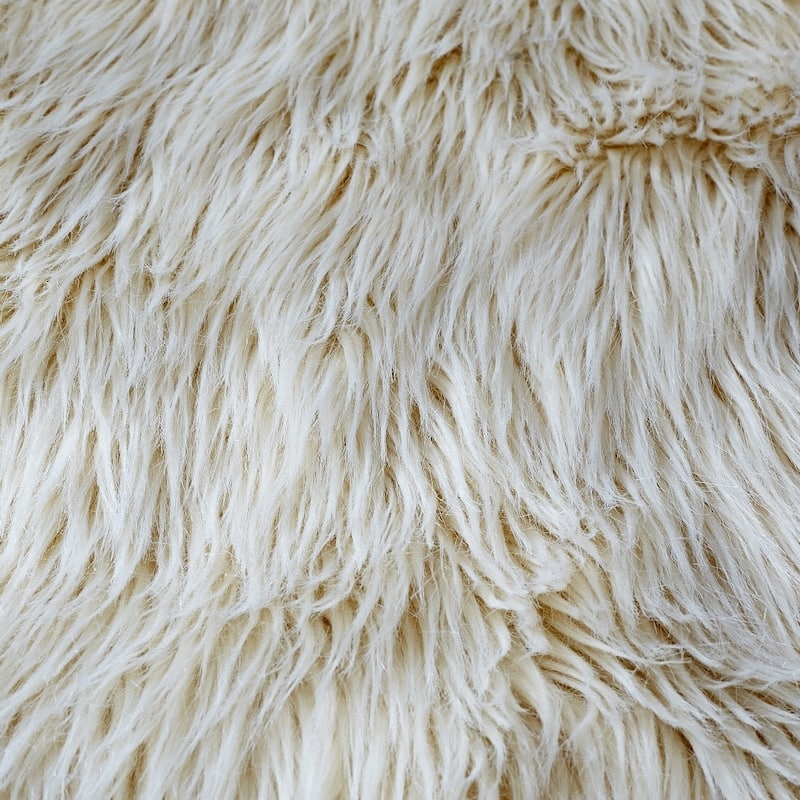 Serenta Shaggy Silky FauxFur Area Rug Carpet Floor Mat -3' x 5' - 3' x 5'