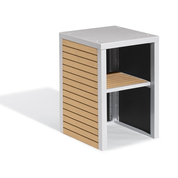 Oxford Garden Travira Modular Valet Hutch - Tekwood Natural