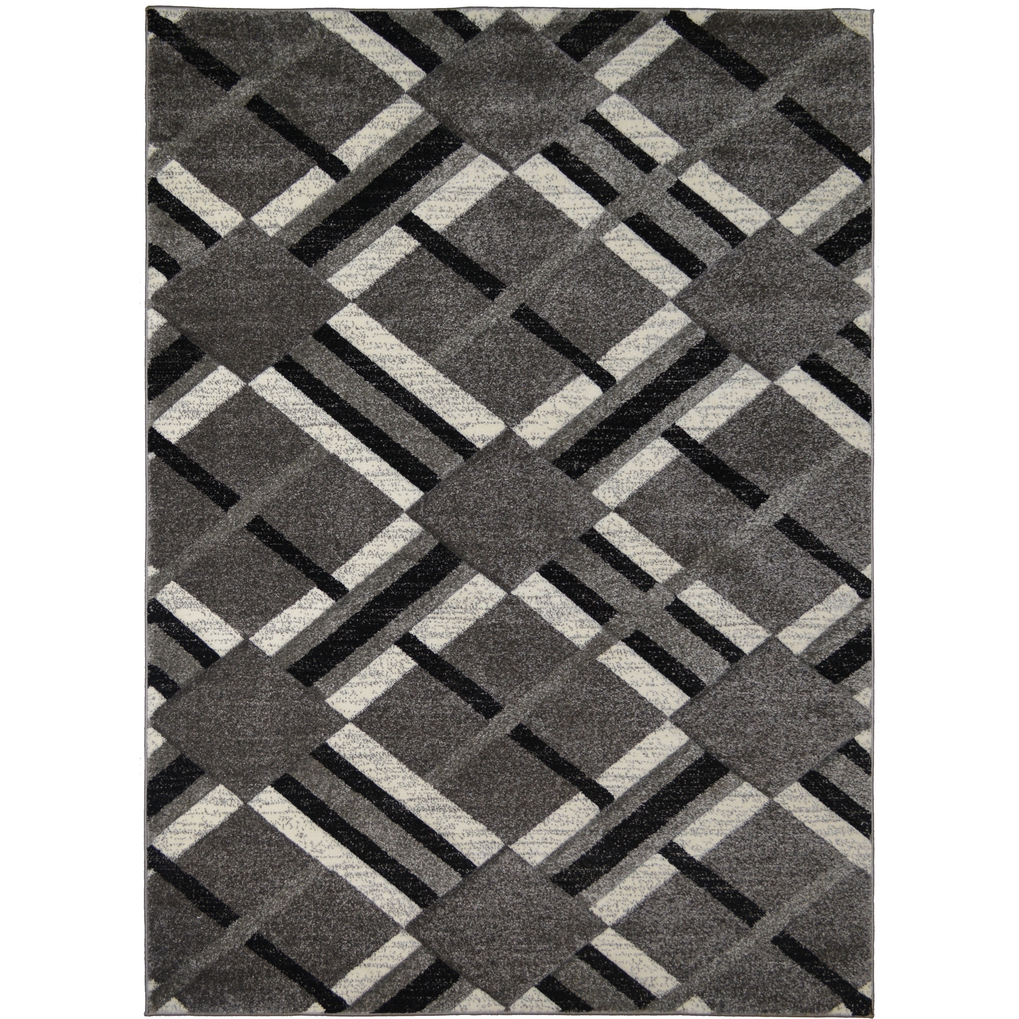 Axel Easton Black Gray Contemporary Geometric Area Rug Overstock 27089979