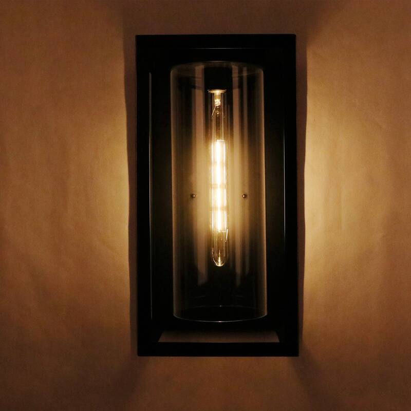 1 Light Outdoor Wall Lantern in Imperial Black