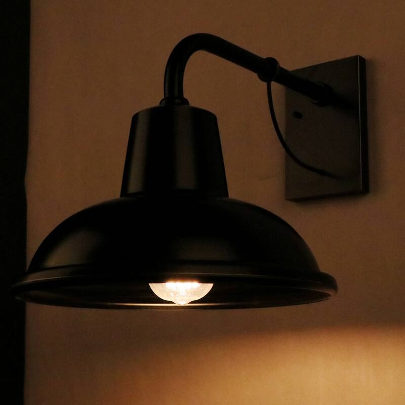 1 Light Outdoor Barn Light in Imperial Black