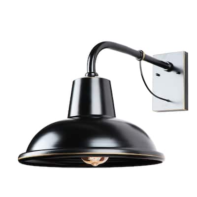 1 Light Outdoor Barn Light in Imperial Black