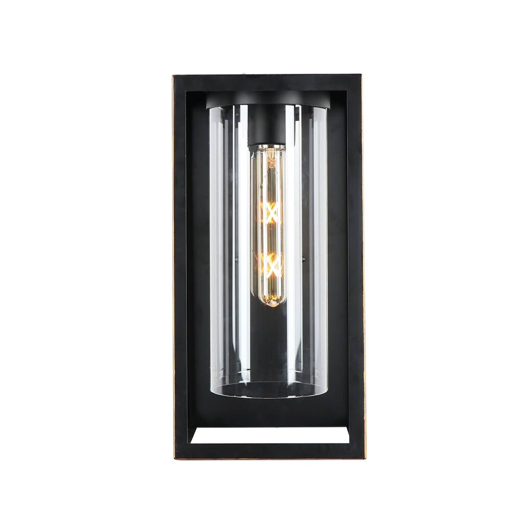 1 Light Outdoor Wall Lantern in Imperial Black
