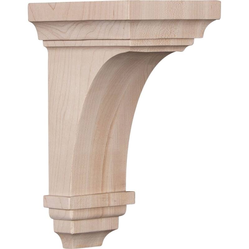 Jefferson Corbel - Small - 4"W x 4 3/4"D x 8"H - Maple