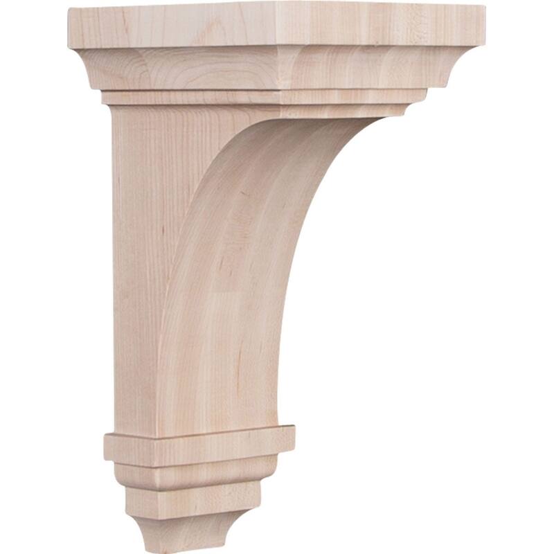 Jefferson Corbel - Large - 6"W x 6 3/4"D x 12"H - Maple